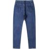 imageIDEALSANXUN Mens Baggy Jeans Casual Loose Fit Straight Leg Classic Denim Jeans PantsDark Blue