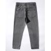 imageIDEALSANXUN Mens Baggy Jeans Casual Loose Fit Straight Leg Classic Denim Jeans PantsGrey