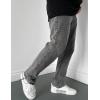 imageIDEALSANXUN Mens Baggy Jeans Casual Loose Fit Straight Leg Classic Denim Jeans PantsGrey