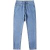 imageIDEALSANXUN Mens Baggy Jeans Casual Loose Fit Straight Leg Classic Denim Jeans PantsLight Blue