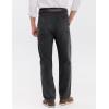 imageIDEALSANXUN Mens Corduroy Pants Pleated Casual Straight Leg Fall Winter Dress Pant TrouserDark Grey