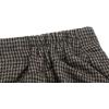 imageIDEALSANXUN Womens Fall Winter High Waisted Wool Plaid Aline Long SkirtCoffee