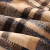 imageIDEALSANXUN Womens Fall Winter High Waisted Wool Plaid Aline Long SkirtPlaid Brown