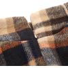 imageIDEALSANXUN Womens Fall Winter High Waisted Wool Plaid Aline Long SkirtPlaid Brown