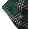 imageIDEALSANXUN Womens Fall Winter High Waisted Wool Plaid Aline Long SkirtPlaid Green 01