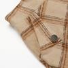 imageIDEALSANXUN Womens Fall Winter High Waisted Wool Plaid Aline Long SkirtPlaid Khaki
