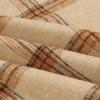 imageIDEALSANXUN Womens Fall Winter High Waisted Wool Plaid Aline Long SkirtPlaid Khaki