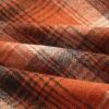 imageIDEALSANXUN Womens Fall Winter High Waisted Wool Plaid Aline Long SkirtPlaid Orange