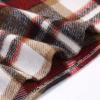 imageIDEALSANXUN Womens Fall Winter High Waisted Wool Plaid Aline Long SkirtPlaid Wine