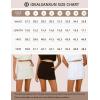 imageIDEALSANXUN Womens Linen Skorts Spring Summer High Waisted Cute Mini SkirtBeige