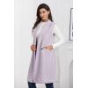 imageIDEALSANXUN Womens Long Vest Fall Winter Wool Sleeveless Blazer Jackets Waistcoat CoatsPurple