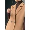 imageIDEALSANXUN Womens Long Wool Vest Fall Winter Sleeveless Blazer Jackets Wool CoatCamel