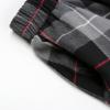 imageIDEALSANXUN Womens Plaid Skirt Elastic Waist Aline Midi Pleated SkirtsDark Grey