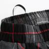 imageIDEALSANXUN Womens Plaid Skirt Elastic Waist Aline Midi Pleated SkirtsDark Grey