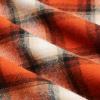 imageIDEALSANXUN Womens Plaid Skirt Elastic Waist Aline Midi Pleated SkirtsOrange