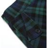 imageIDEALSANXUN Womens Plaid Skirts Fall Winter High Waisted A Line Long Pleated Maxi Skirt with PocketsGreen