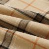 imageIDEALSANXUN Womens Plaid Skirts Fall Winter High Waisted A Line Long Pleated Maxi Skirt with PocketsKhaki