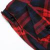 imageIDEALSANXUN Womens Plaid Skirts Fall Winter High Waisted A Line Long Pleated Maxi Skirt with PocketsRed