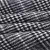 imageIDEALSANXUN Womens Plaid Wool Skirts Elastic Waist ALine Pleated Tartan Long SkirtsBlackwhite