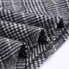 imageIDEALSANXUN Womens Plaid Wool Skirts Elastic Waist ALine Pleated Tartan Long SkirtsBlackwhite