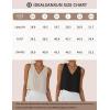 imageIDEALSANXUN Womens V Neck Cropped Linen Tank Tops Spring Summer Sleeveless ShirtsLight Grey