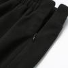 imageIDEALSANXUN Womens Wool Plaid Mini Skirt Fall Winter High Elastic Waist Short Pencil SkirtPure Black