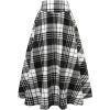 Plaid Black White