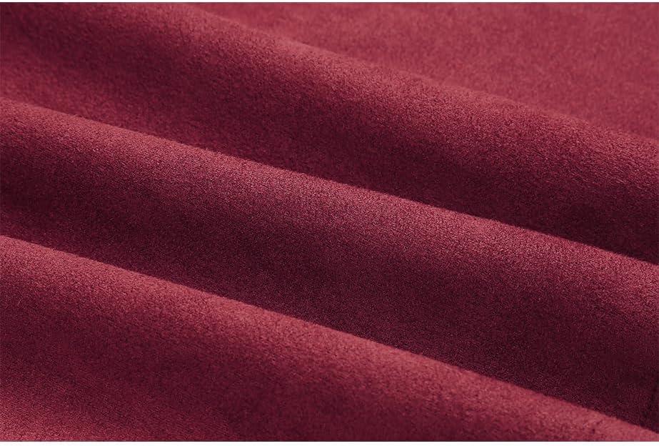 imageIDEALSANXUN Suede Skirts for Women High Waisted Bodycon Mini Skirt with Double ZipperWine