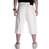 imageIDEALSANXUN Baggy Jean Shorts for Men Jorts Casual Loose Fit Long Denim ShortsWhite