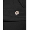 imageIDEALSANXUN Corduroy Skirt Women Fall Winter Elastic High Waisted Button A Line Vintage Cute Midi Skirts with SlitBlack