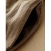 imageIDEALSANXUN Linen Skirts for Women Spring Summer Outfits A Line Elastic High Waisted Casual Lightweight Flowy Midi SkirtCoffee