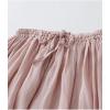imageIDEALSANXUN Linen Skirts for Women Summer Casual Elastic High Waisted Flowy A Line Midi Skirt with LiningPink