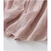 imageIDEALSANXUN Linen Skirts for Women Summer Casual Elastic High Waisted Flowy A Line Midi Skirt with LiningPink