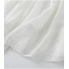 imageIDEALSANXUN Linen Skirts for Women Summer Casual Elastic High Waisted Flowy A Line Midi Skirt with LiningWhite