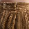 imageIDEALSANXUN Mens Corduroy Pants Casual Straight Leg Pleated Dress Pants1camel