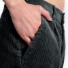 imageIDEALSANXUN Mens Corduroy Pants Casual Straight Leg Pleated Dress Pants1dark Grey
