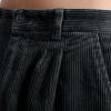 imageIDEALSANXUN Mens Corduroy Pants Casual Straight Leg Pleated Dress Pants1dark Grey