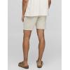 imageIDEALSANXUN Mens Pleated Front Linen Shorts Summer Casual Slim Fit Dress ShortsBeige