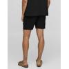 imageIDEALSANXUN Mens Pleated Front Linen Shorts Summer Casual Slim Fit Dress ShortsBlack