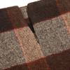 imageIDEALSANXUN Midi Plaid Skirts for Women Fall Winter Knee Length Pencil Wool Skirt with SlitDark Brown