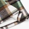 imageIDEALSANXUN Midi Plaid Skirts for Women Fall Winter Knee Length Pencil Wool Skirt with SlitGreen New