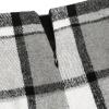 imageIDEALSANXUN Midi Plaid Skirts for Women Fall Winter Knee Length Pencil Wool Skirt with SlitGrey New
