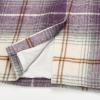 imageIDEALSANXUN Midi Plaid Skirts for Women Fall Winter Knee Length Pencil Wool Skirt with SlitPurple