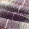 imageIDEALSANXUN Midi Plaid Skirts for Women Fall Winter Knee Length Pencil Wool Skirt with SlitPurple