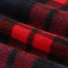 imageIDEALSANXUN Midi Plaid Skirts for Women Fall Winter Knee Length Pencil Wool Skirt with SlitRed