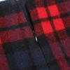 imageIDEALSANXUN Midi Plaid Skirts for Women Fall Winter Knee Length Pencil Wool Skirt with SlitRed
