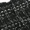 imageIDEALSANXUN Midi Plaid Skirts for Women Fall Winter Knee Length Pencil Wool Skirt with SlitTweed Black
