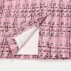 imageIDEALSANXUN Midi Plaid Skirts for Women Fall Winter Knee Length Pencil Wool Skirt with SlitTweed Pink New