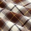 imageIDEALSANXUN Plaid Skirt for Womens High Waist Aline Pleated Midi SkirtsCoffee