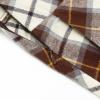 imageIDEALSANXUN Plaid Skirt for Womens High Waist Aline Pleated Midi SkirtsCoffee